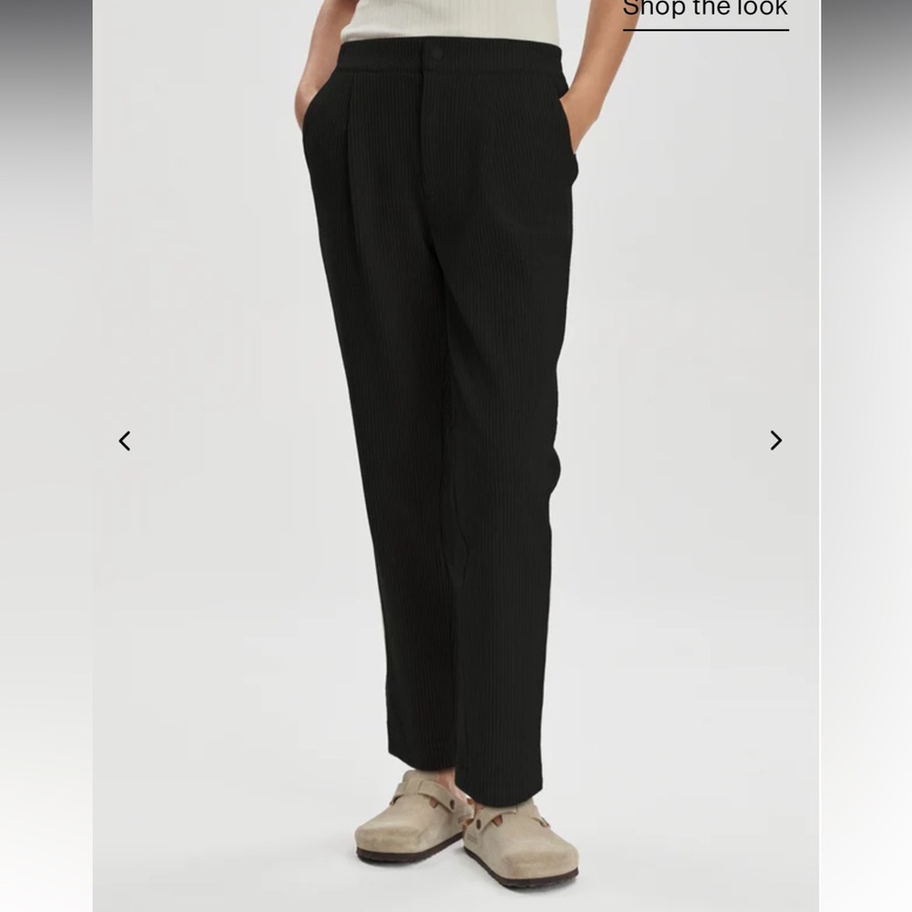 Varley Perrie Tapered Trouser 29.5”- Black, Small- NWT